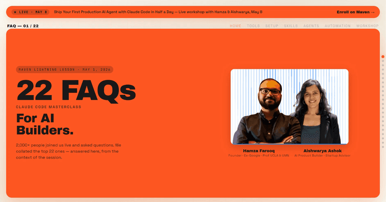 Claude Code FAQs for AI Builders cover image